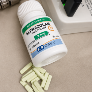 Alprazolam 2mg Green Bars X 50 Tablets